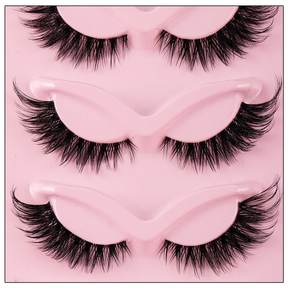 Cat Eye Lashes Cat Eye Faux Lashes Set Lightweight & Lifted